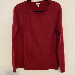Joie Red Wool and Cashmere Blend Sweater